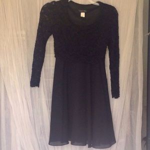 iridescent black dress Black Iridescent Maxi Dress main image 0